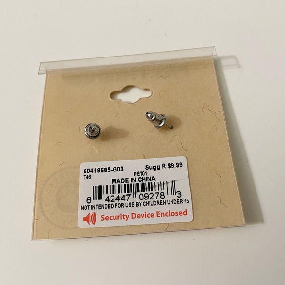 Silver Cat Earrings by Pet Friends - Picture 5 of 10